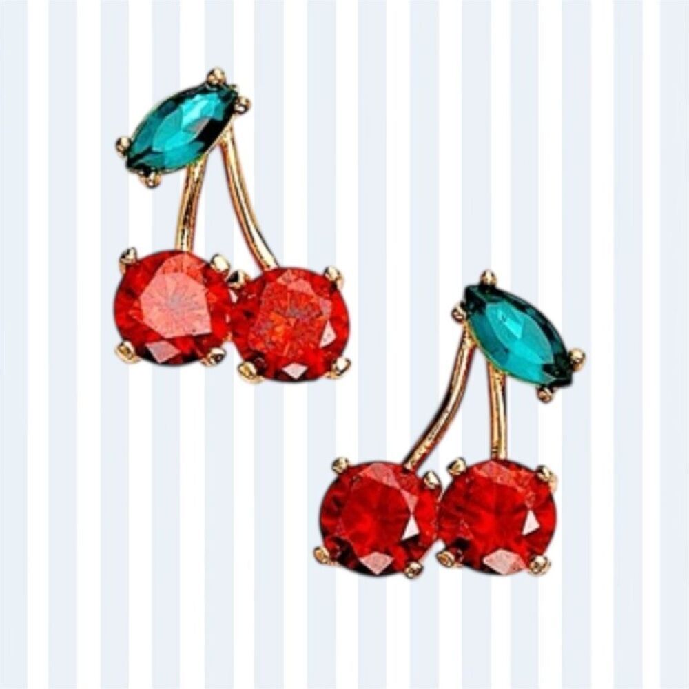 Kate Spade NEW Cherries stud / dangle earrings